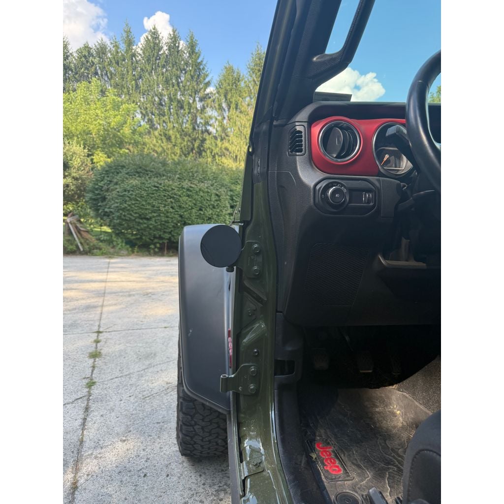 Doors Off Mirror Mount – 2023 Jeep Wrangler JL (Rubicon)
