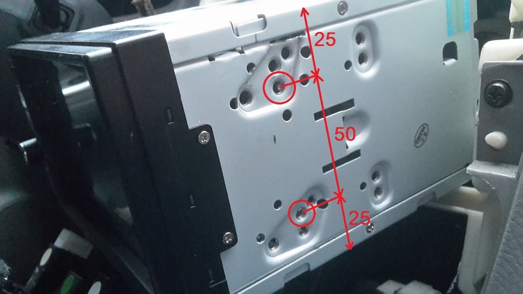 Double Din Car Audio Unit Mount – 2004 Kia Cerato