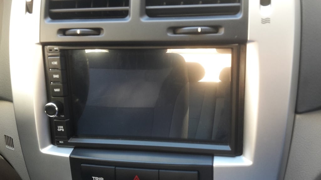 Double Din Car Audio Unit Mount – 2004 Kia Cerato