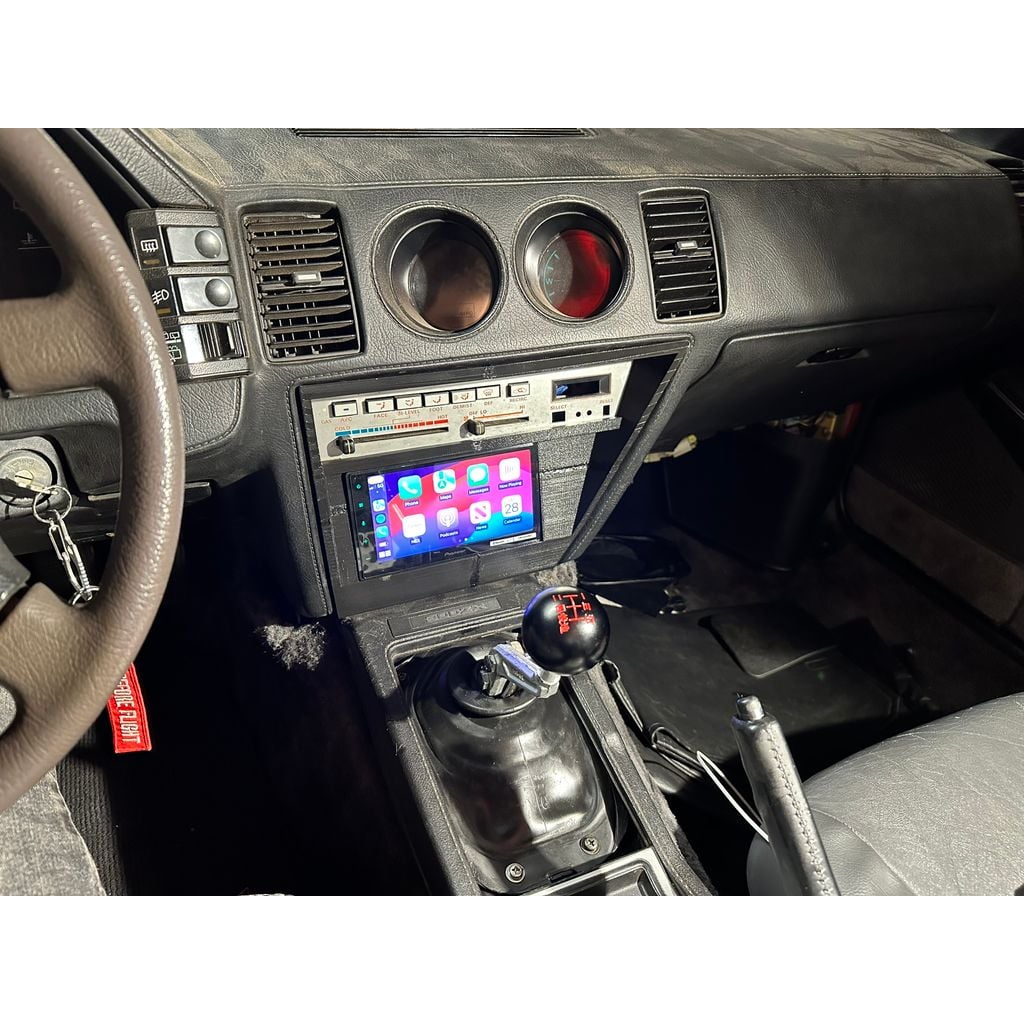 Double Din Radio Bezel – 1984-1989 Nissan 300zx Z31