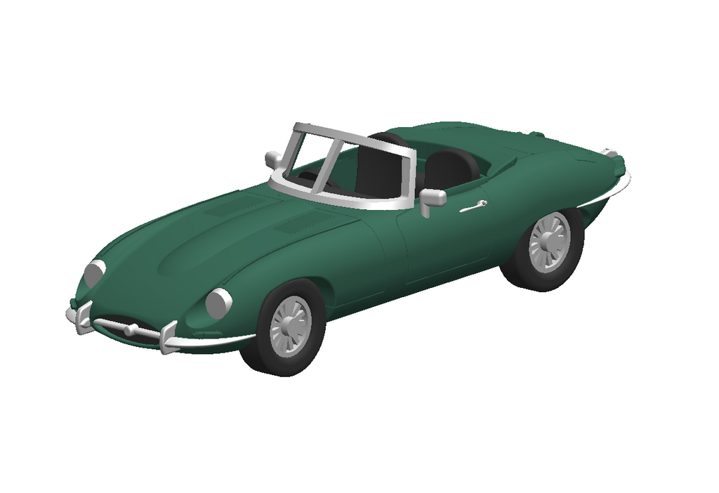 1974 Jaguar E-Type Roadster - N Scale – Jaguar