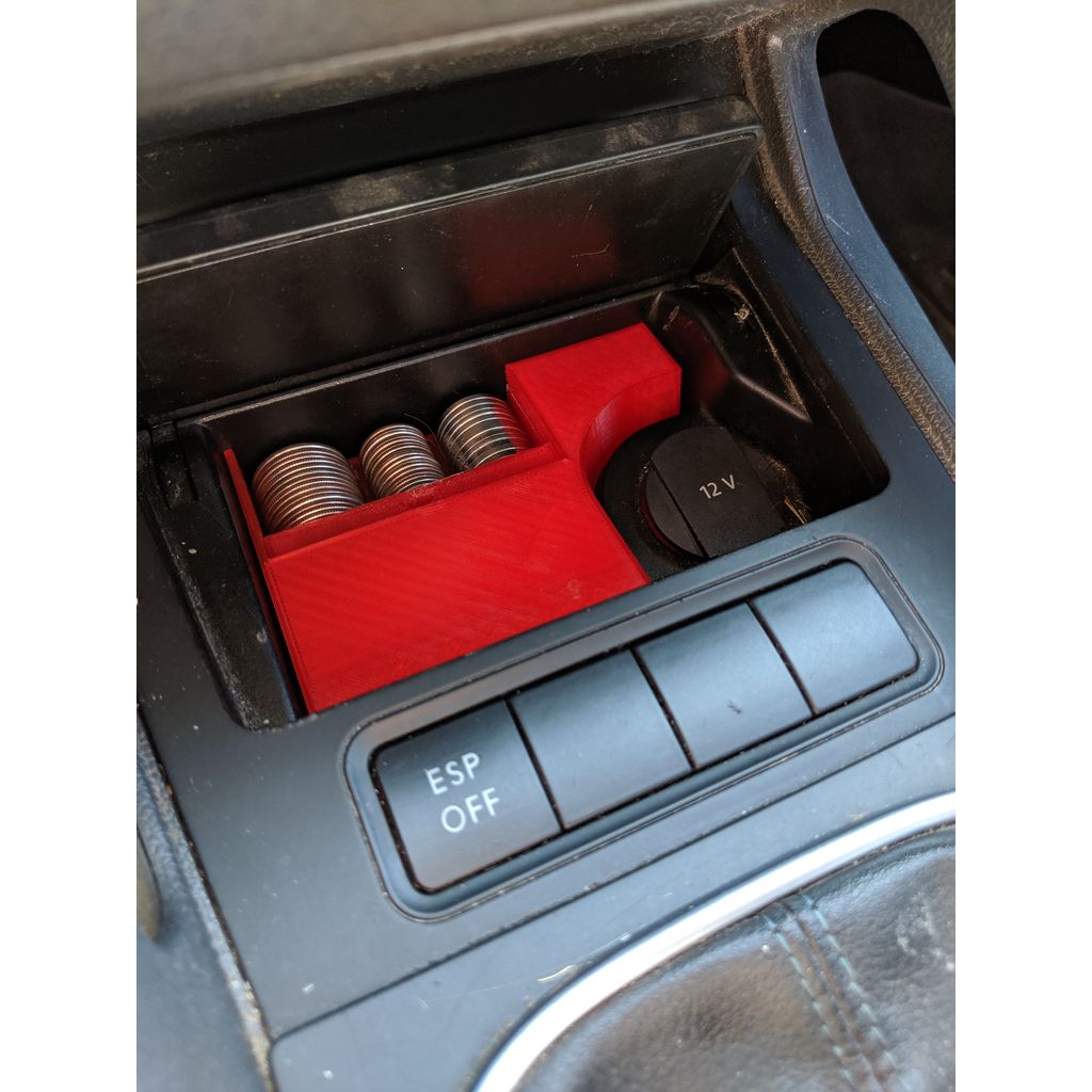 Front Console Coin Organizer/dispenser – 2005-2010 Volkswagen Jetta MK5