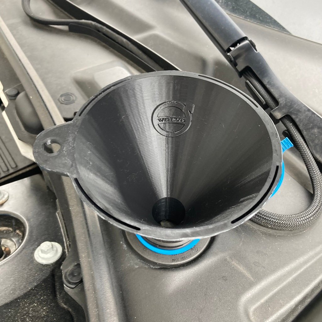 Funnel For Windshield Washer Liquid – 2011 Volvo V60
