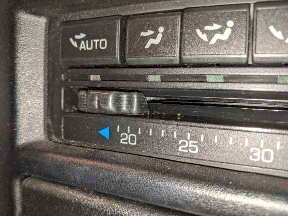 Hvac Air Con Slider – 1988 Toyota Supra