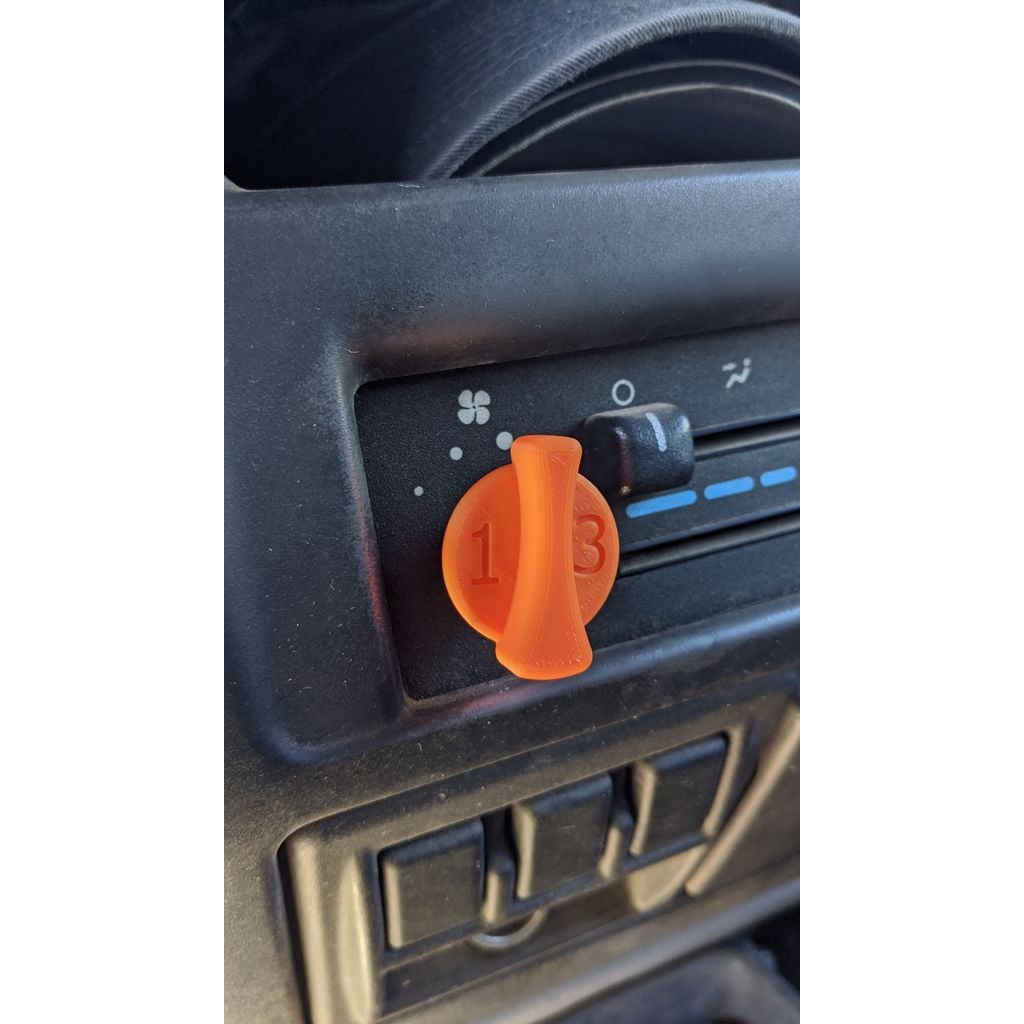 Hvac Control Knob – 1997-2001 Jeep Wrangler TJ