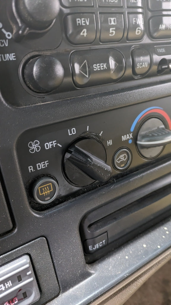 Hvac Knob – 1997 Chevrolet Gmt400