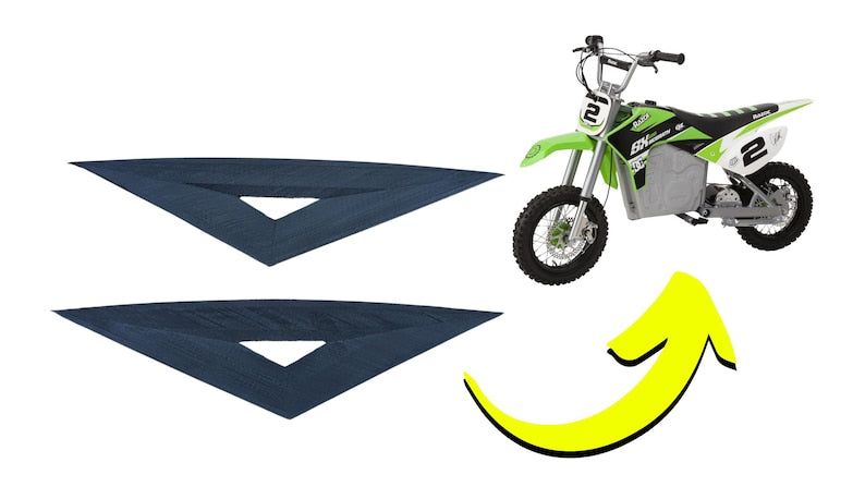 Razor SX500 Triangle Trim Piece Plastic Cover