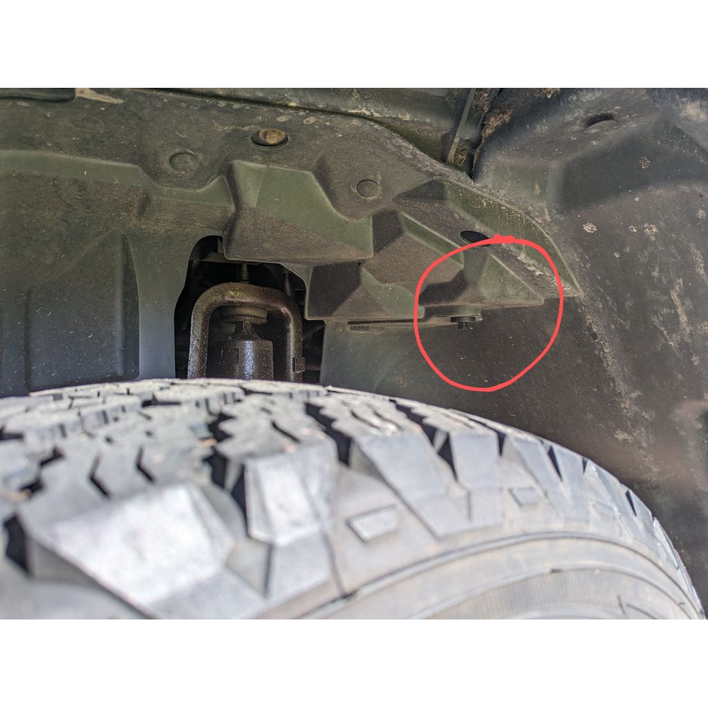 Inner Fender Screw – 2007-2018 Jeep Wrangler JK