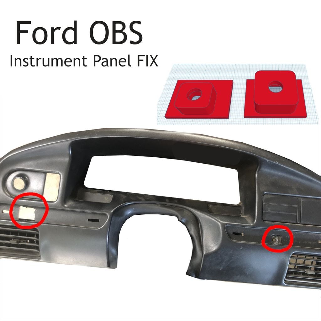 Instrument Panel Fix – 1992-1997 Ford F-series OBS