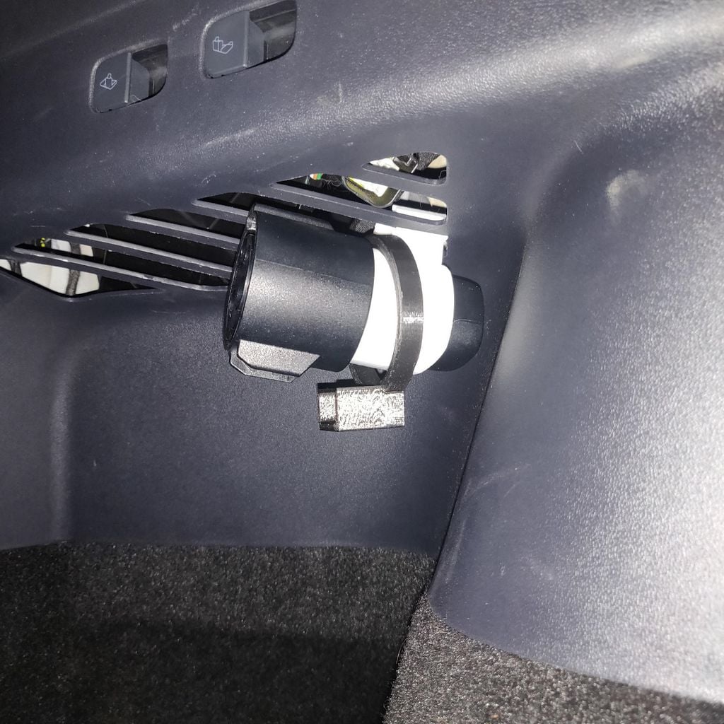 J1772 Adapter Trunk Holder – 2020 Tesla Model Y