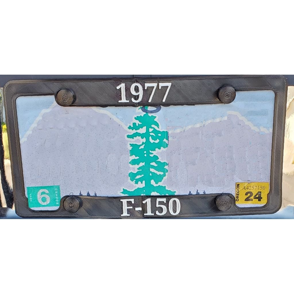 License Plate Frame – 1977 Ford F-150