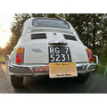 License Plate Mount – 1972 Fiat 500