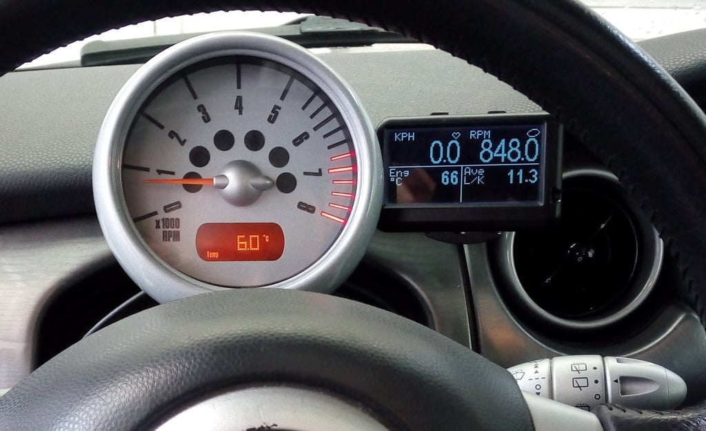 Mount For Ultragauge – 2002 Mini Cooper
