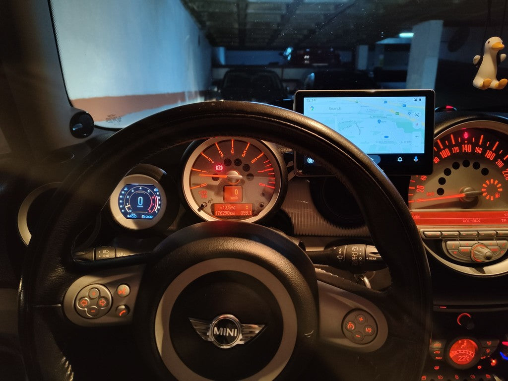 Obd2 And Carplay Screen Mount – 2010 Mini Cooper S R-series