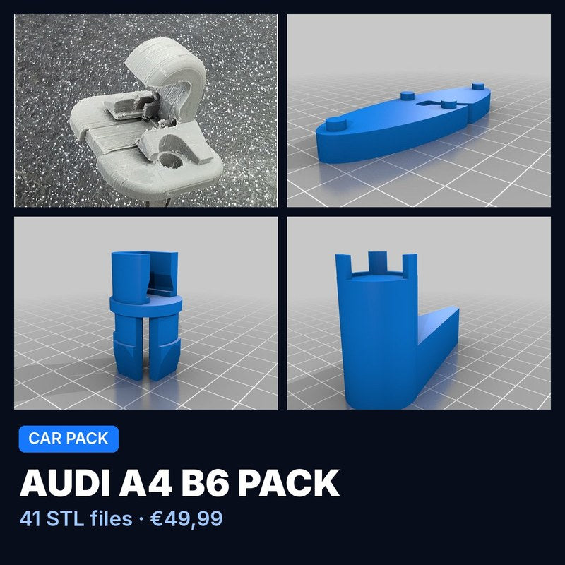 Audi A4 B6 Pack – 41 STL Files