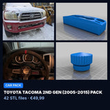 Toyota Tacoma 2nd gen (2005-2015) Pack – 42 STL Files