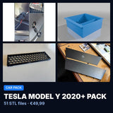 Tesla Model Y 2020+ Pack – 51 STL Files