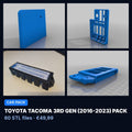 Toyota Tacoma 3rd gen (2016-2023) Pack – 60 STL Files