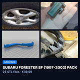 Pack Subaru Forester SF (1997-2002) – 23 fichiers STL