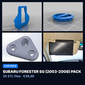 Subaru Forester SG (2003-2008) Pack – 35 STL Files