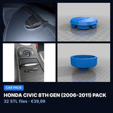 Honda Civic 8th gen (2006-2011) Pack – 32 STL Files