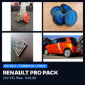 Renault Pro Pack – 252 STL Files, Commercial Licence