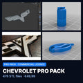 Chevrolet Pro Pack – 476 STL Files, Commercial Licence