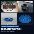Nissan Pro Pack – 509 STL Files, Commercial Licence