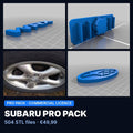 Subaru Pro Pack – 504 STL Files, Commercial Licence