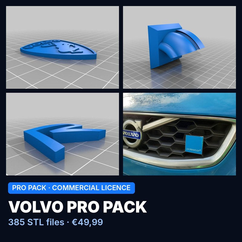 Volvo Pro Pack – 385 STL Files, Commercial Licence