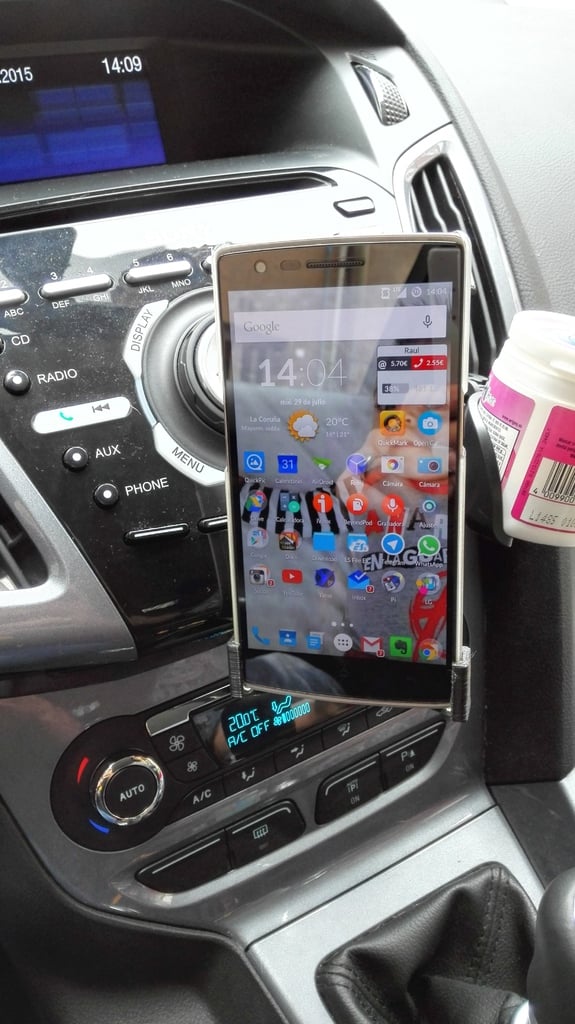 Phone Mount / Holder (oneplus One) – 2015 Ford Focus Sportbreak
