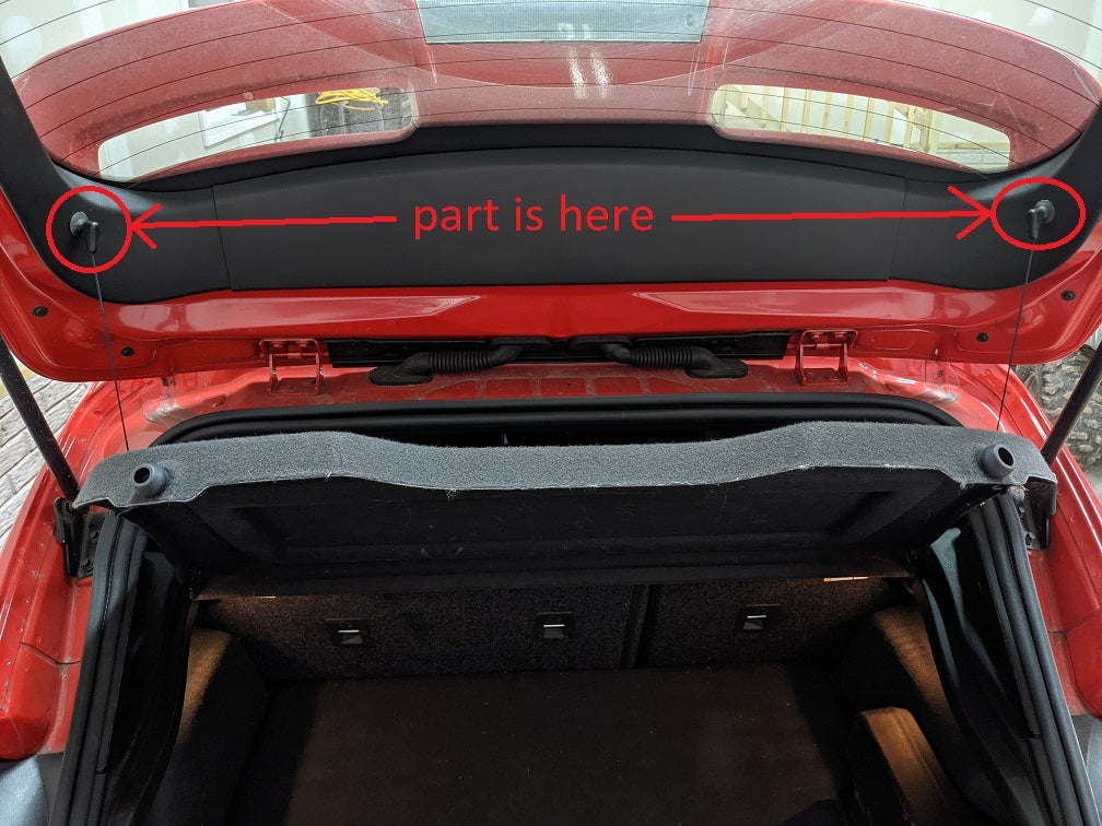 Privacy Shelf Retaining Pin – 2012-2018 Ford Focus C346 (Hatchback)