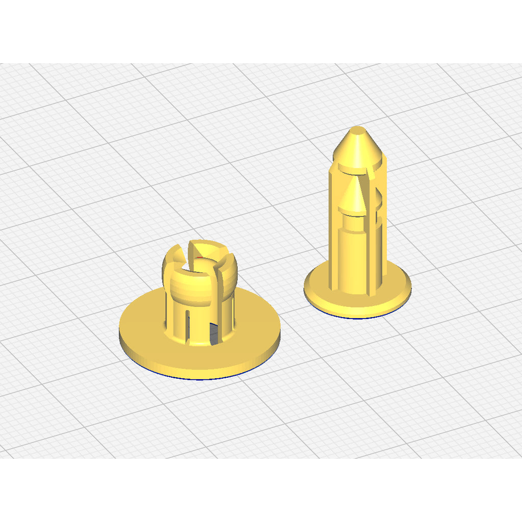 Push Pin Clip Push Rivet Retaining Clip (flange 18 Mm) – 1978-2018 Nissan Pulsar