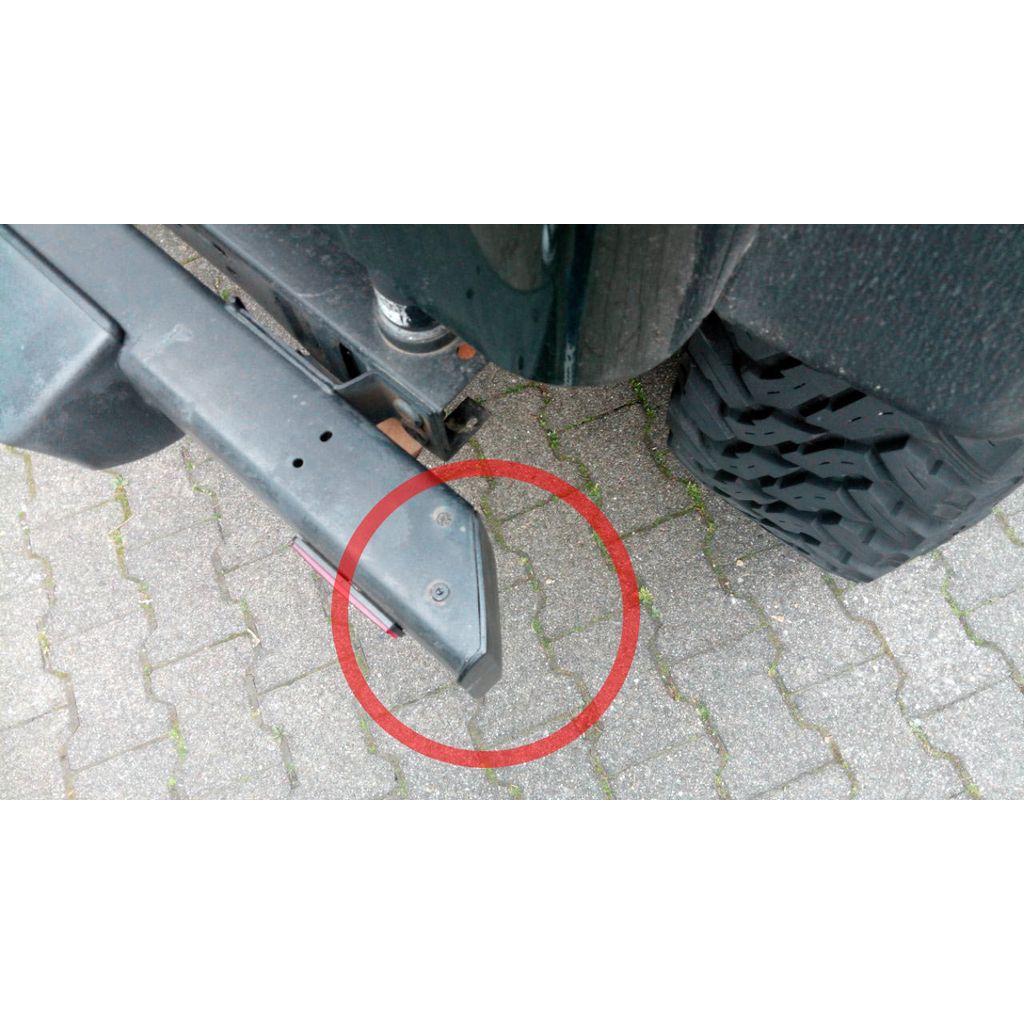 Rear Bumper Endcap – 1997-2006 Jeep Wrangler TJ