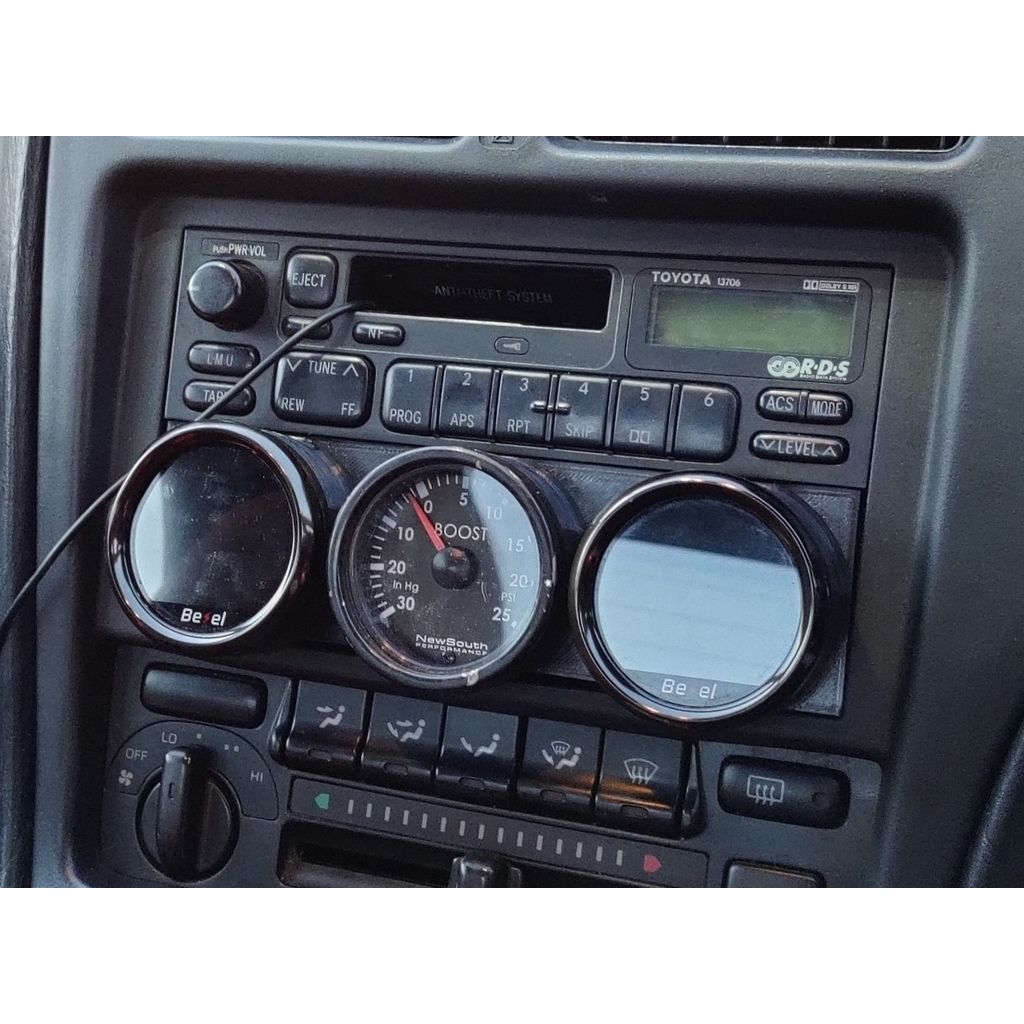 Single Din Gauge Pod Cluster 50mm – 1989-1999 Toyota Mr2 SW20