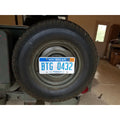 Spare Tire License Plate Holder – 1947 Willys Jeep