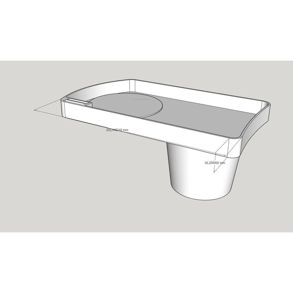 Storage Compartment For Cup Holder – 2007-2012 Toyota Auris
