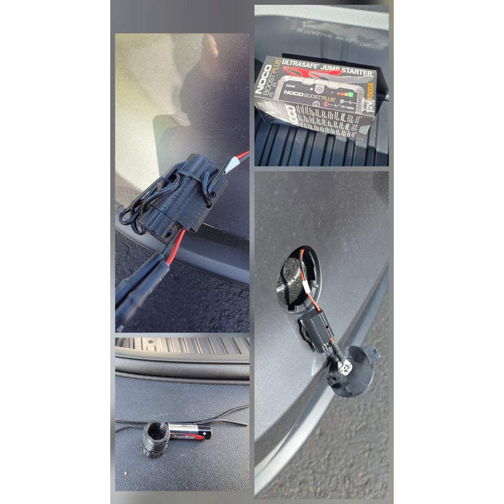 Tesla Emergency A23 Battery Holder – 2026 Tesla Model Y (Juniper)