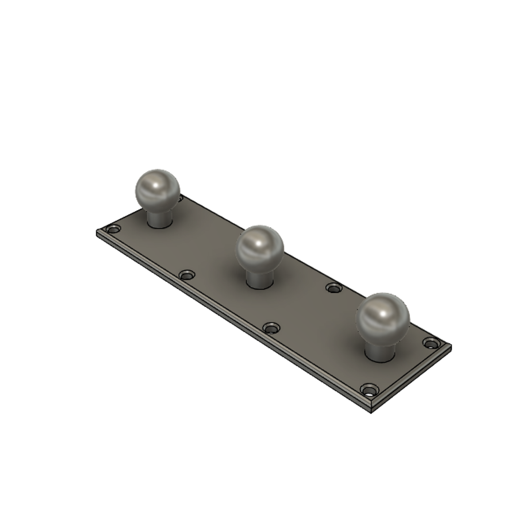 Triple Dash Ram Mount – 2007-2018 Jeep Wrangler JK