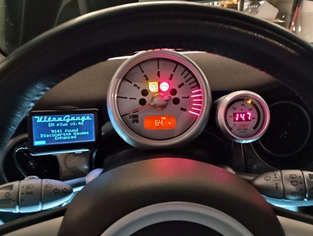 Ultra Gauge & 52mm Gauge Mount – 2002-2006 Mini Cooper R53 (Cooper S)
